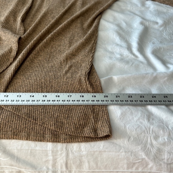 Freeloader Women's Tan/Brown Open Long Sleeve Duster Cardigan Sweater Size M/L - Picture 10 of 12